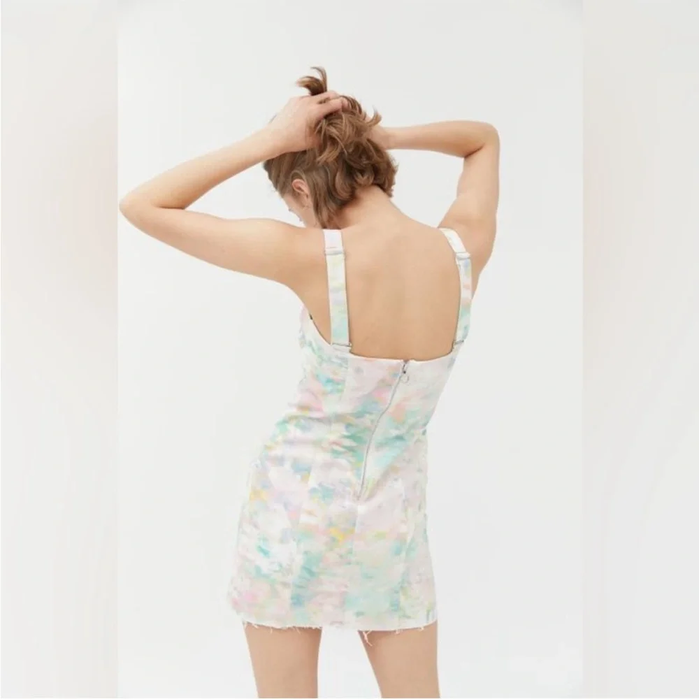 For Love & Lemons Smythe Tie Dye Corset Dress Size S - Picture 4 of 14